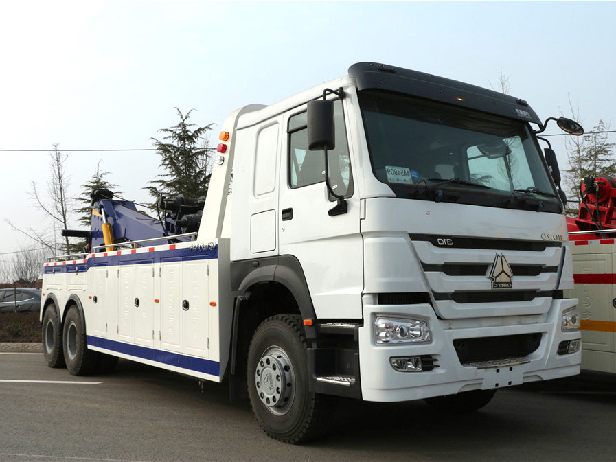 重汽后八輪CLW5250TQZZ5一拖一清障車(chē)
