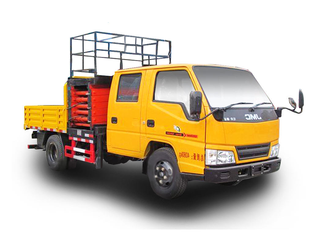 江鈴雙排8-10米平臺(tái)升降高空作業(yè)車(chē)